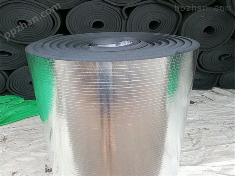 铝箔阻燃橡塑保温板生产