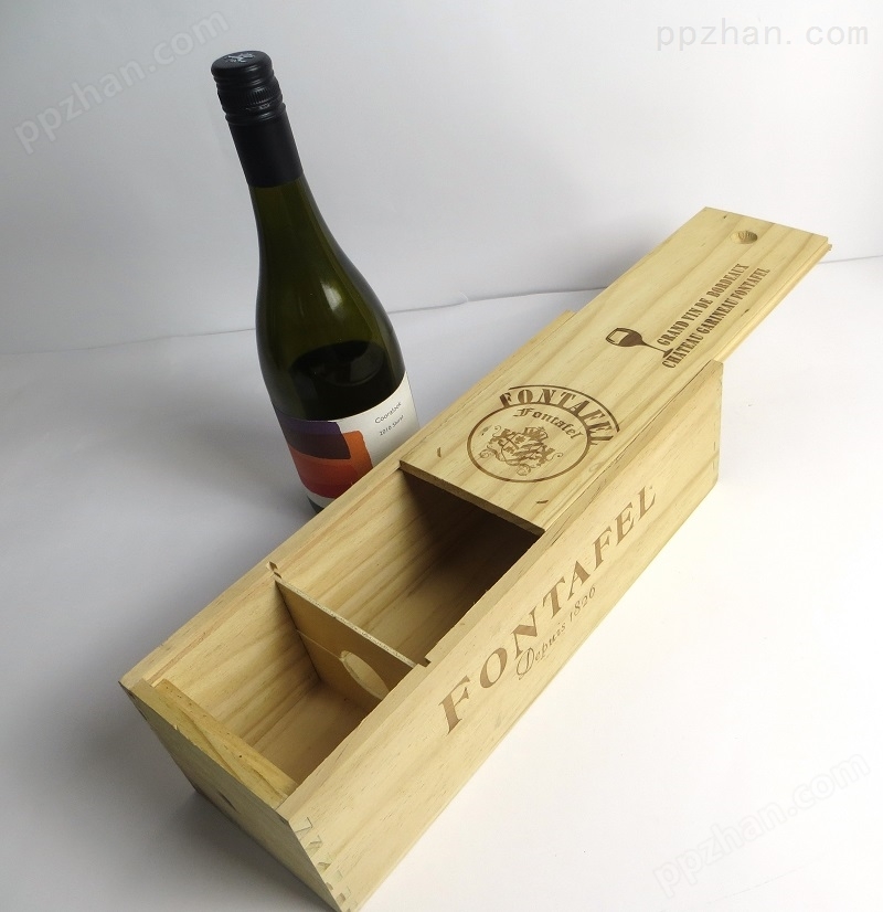 单支木质酒盒生产厂家-宏仕达包装