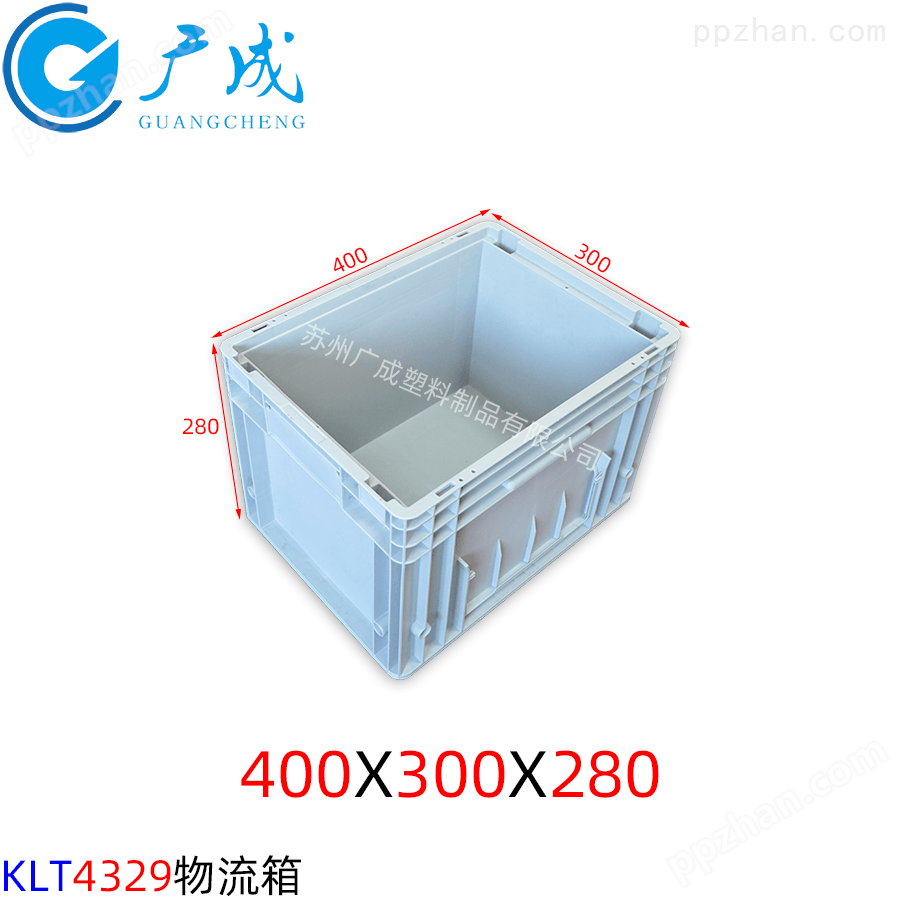 KLT4329物流箱尺寸图
