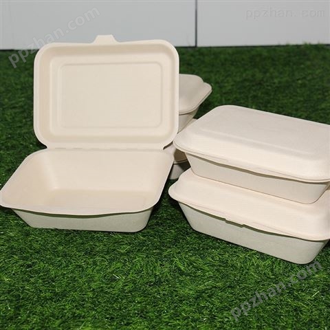 一次性快餐盒600ml食堂打包盒可降解餐盒