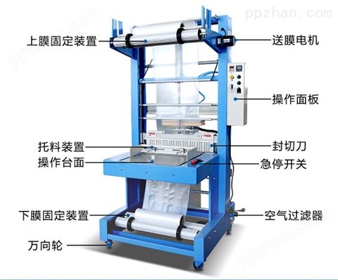 济南玻璃水热缩膜收缩包装机 冠邦机械