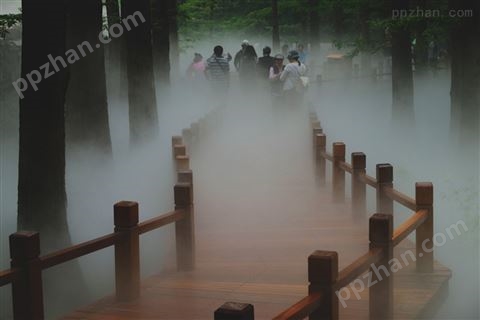 雾景系统之园林喷雾造景设备