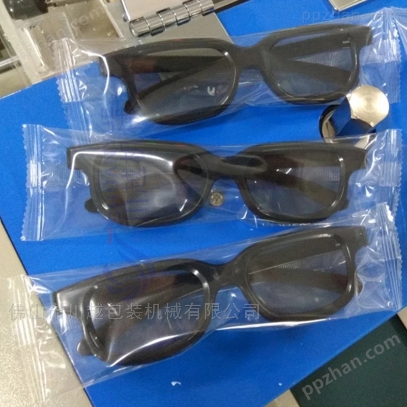 自动化太阳镜包装机，3D眼镜自动套袋机