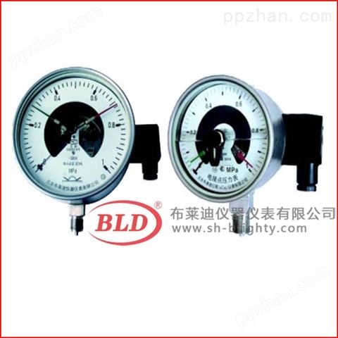 上海布莱迪不锈钢电接点压力表